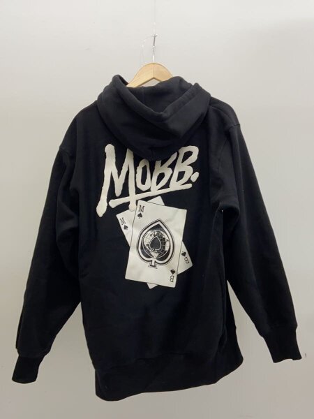 MOBB(モブ) / パーカー/XL/コットン/ブラック/トランプ/スペード