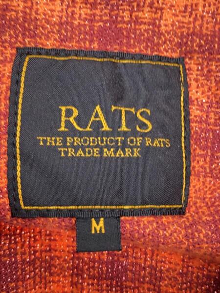 RATS(ラッツ) / 長袖シャツ/M/コットン/ORN/チェック/22RS-0904 | 古着