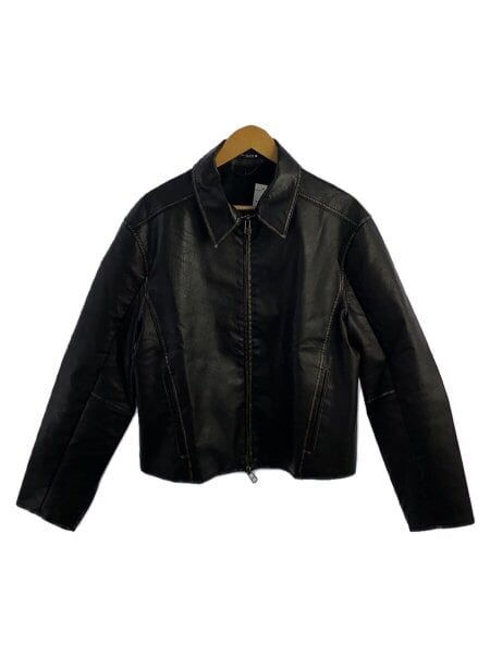 ZARA(ザラ) / グラデーション フェイクレザー ジャケット/S/フェイク
