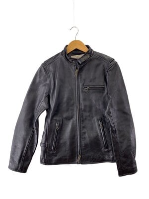 AVIREX(アヴィレックス) / レザージャケット・ブルゾン/M/山羊革/BLK