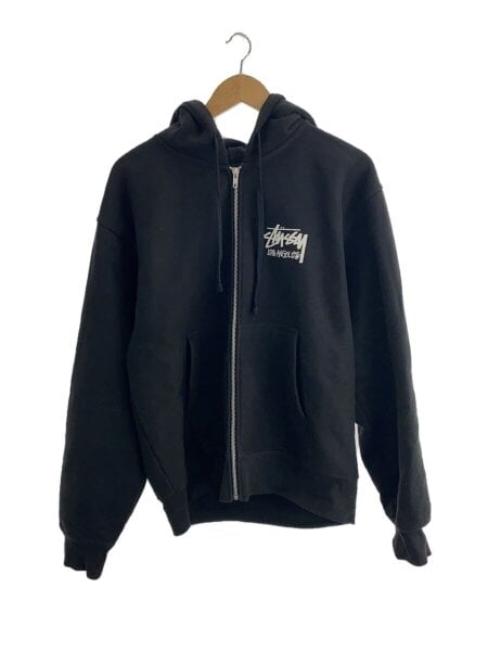 STUSSY(ステューシー) / ジップパーカー/M/コットン/BLK/Z4000SZS/LOS