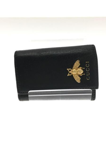 GUCCI(グッチ) / キーケース/レザー/BLK/メンズ/ANIMALハチ6連 | 中古