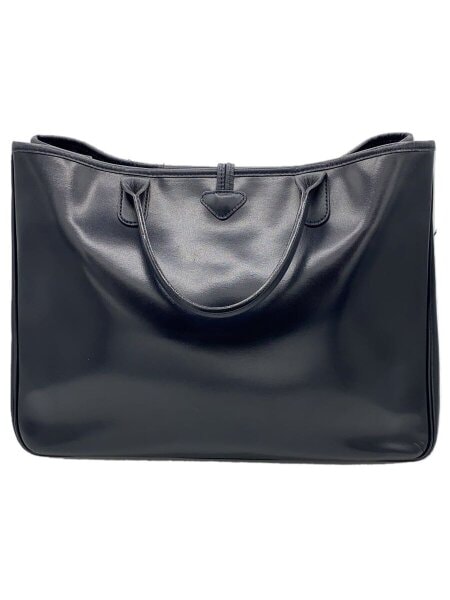 LONGCHAMP(ロンシャン) / ロゾ/トートバッグ/レザー/BLK/無地 | 中古品