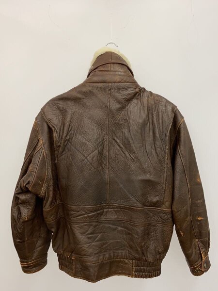 UNIQLO(ユニクロ) / 80s/レザージャケット・ブルゾン/M/羊革/BRW