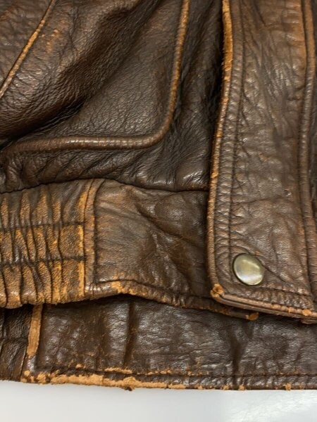 UNIQLO(ユニクロ) / 80s/レザージャケット・ブルゾン/M/羊革/BRW