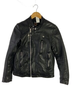 Schott(ショット) / シングルライダースジャケット/40/レザー/BLK/1373