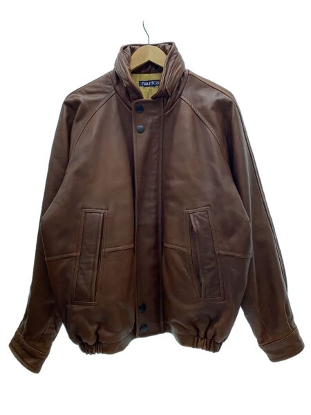 NAUTICA(ノーチカ) / キルティングオールレザージャケット/40/レザー