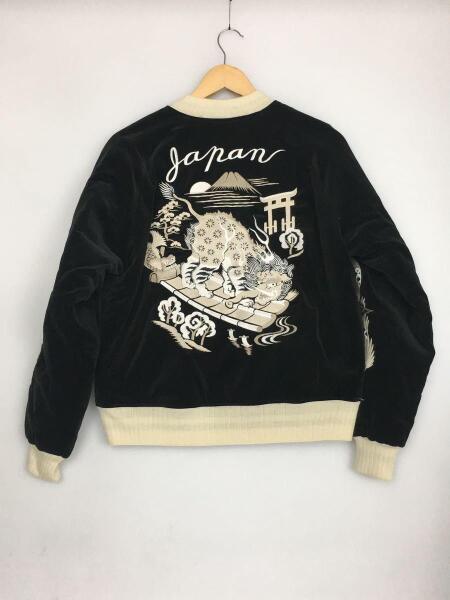 PHERROW'S(フェローズ) / スカジャン/M/ブラック/ベロア/匠/別珍/夢想