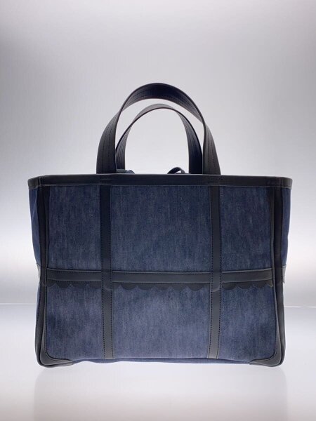 LUDLOW(ラドロー) / レザートリムデニムトートバッグ/IDG | 中古品の