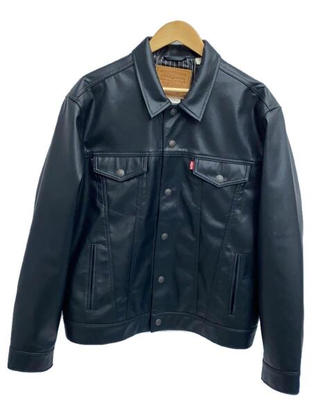 Levi's(リーバイス) / レザージャケット・ブルゾン/L/レザー/BLK/無地