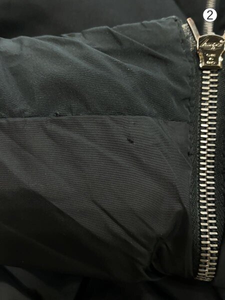 MONCLER(モンクレール) / ダウンジャケット/--/ウール/BLK/無地