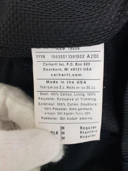 Carhartt(カーハート) / ジャケット/M/コットン/BLK/RN14806 | 古着の