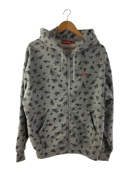 Supreme(シュプリーム) / ジップパーカー/M/コットン/GRY/花柄 | 古着