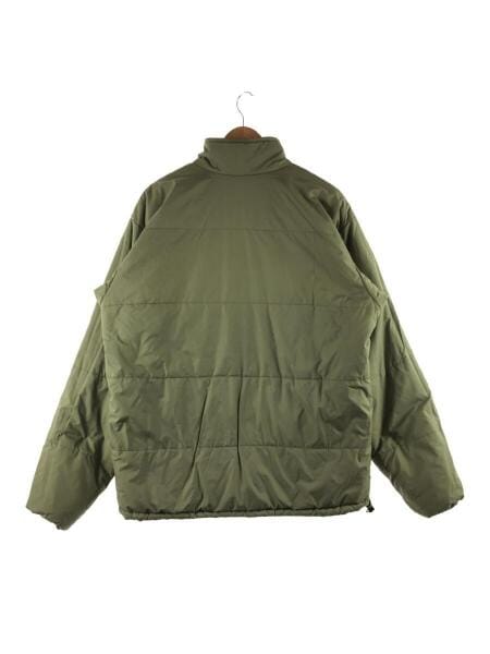 Columbia プリマロフト リバーシブル 中綿 ベスト カーキ 黄緑 XL