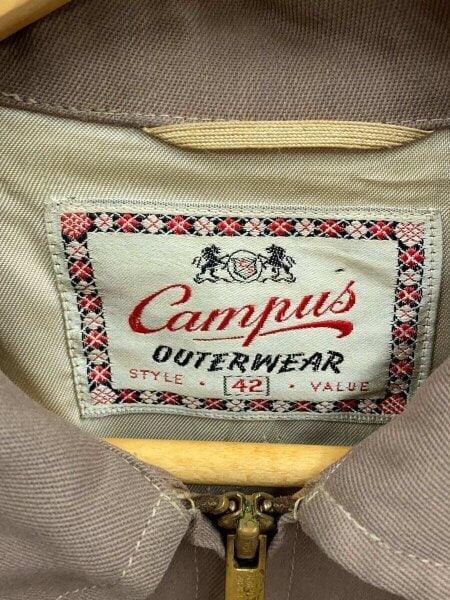CAMPUS(キャンパス) / 50s/ギャバジャン/42/レーヨン/BEG/無地