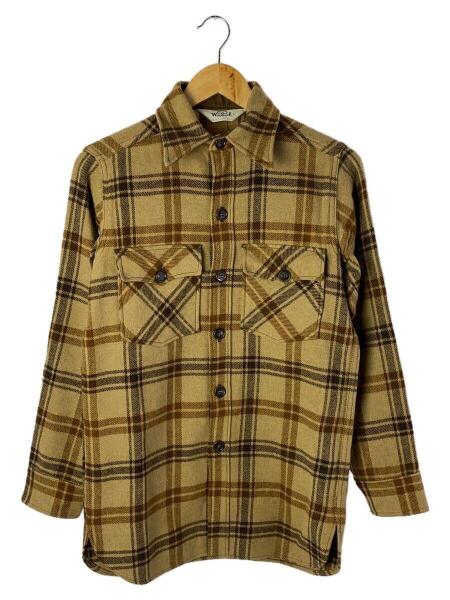 Woolrich(ウールリッチ) / ネルシャツ/S/ウール/BRW/チェック/70s/三角