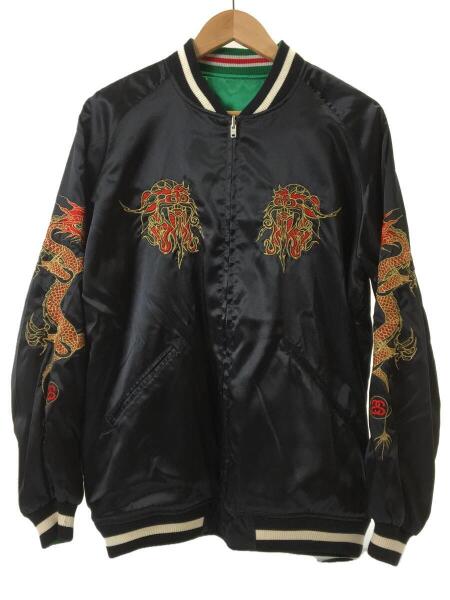 STUSSY(ステューシー) / スカジャン/L/ナイロン/BLK/総柄 | 古着の販売