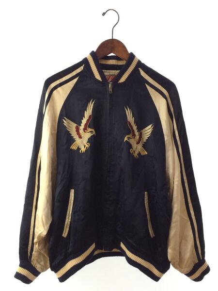 HOUSTON(ヒューストン) / 初期漢字タグ/スカジャン/L/レーヨン/シミ