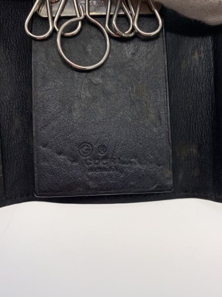 GUCCI(グッチ) / キーケース_マイクログッチシマ/レザー/BLK/無地