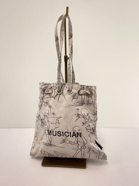 LAD MUSICIAN(ラッドミュージシャン) / ショルダーバッグ/コットン/WHT