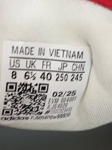 adidas(アディダス) / ローカットスニーカー/25cm/RED/レザー/js4020