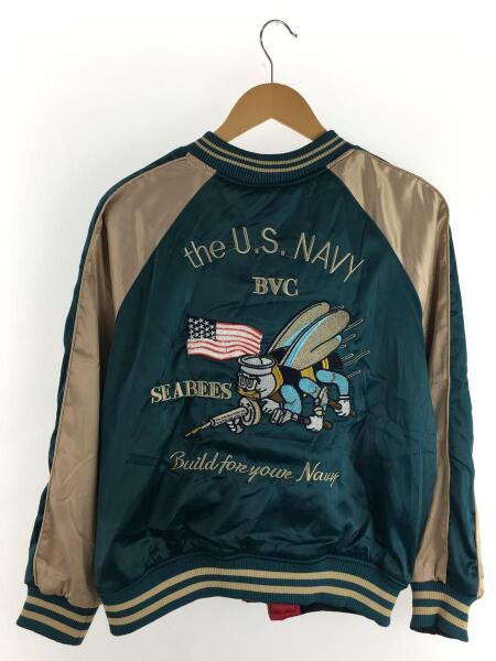 US.NAVY(ユーエスネイビー) / SEABEES/リバーシブル/スカジャン/M