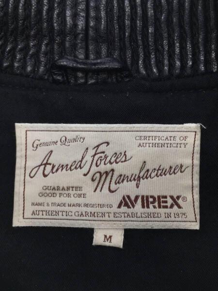 AVIREX(アヴィレックス) / レザージャケット・ブルゾン/M/山羊革/BLK