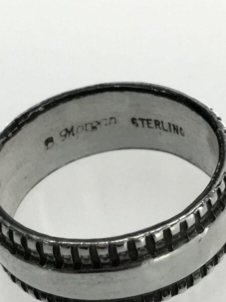 新品仕上げ済 ナバホ族 ブルースモーガン 14.5号 SV925 インディアン