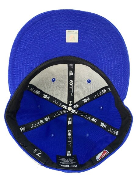 NEW ERA(ニューエラ) / キャップ/7 3/8/ポリエステル/BLU/無地/メンズ