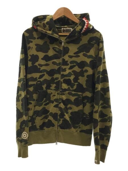 A BATHING APE(アベイシングエイプ) / ジップパーカー/L/コットン/KHK
