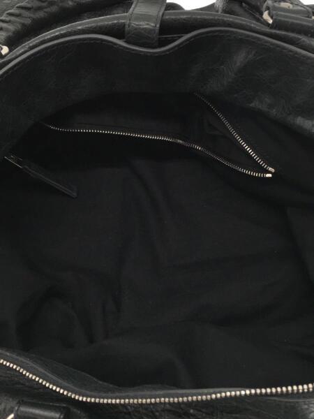 BALENCIAGA(バレンシアガ) / CLASSIC SQUASH/ボストンバッグ/羊革/BLK