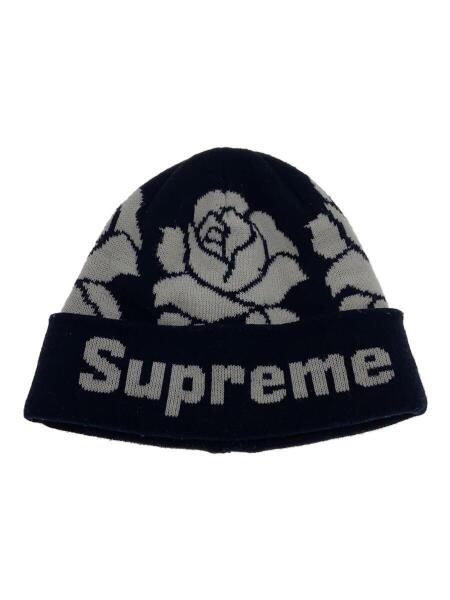 Supreme(シュプリーム) / ニットキャップ/--/アクリル/NVY/花柄/メンズ