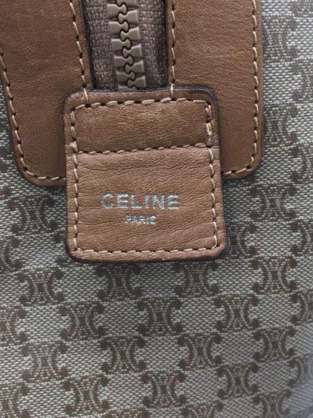 CELINE(セリーヌ) / ボストンバッグ/レザー/BRW/総柄/M13/マカダム柄
