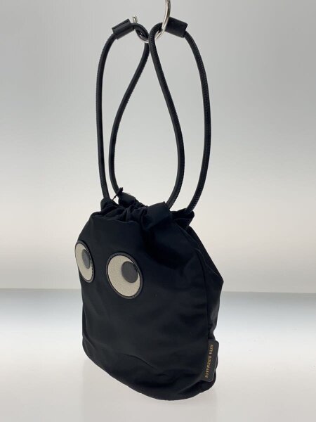 ANYA HINDMARCH(アニヤハインドマーチ) / 巾着ポーチ/ナイロン/BLK