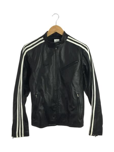 adidas(アディダス) / シングルライダースジャケット/S/羊革/BLK