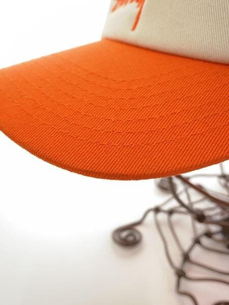 STUSSY(ステューシー) / メッシュキャップ/コットン/オレンジ/メンズ