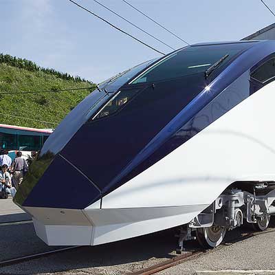 京成 “スカイライナー”用新形車両，AE形を公開｜鉄道ニュース｜2009年5