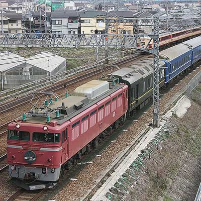 日本海”にトワイライト色のカニ24 12連結｜鉄道ニュース｜2012年3月9日