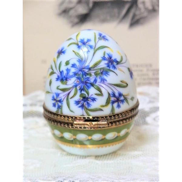 ロワイヤルリモージュ 小物入れ 矢車菊と真珠 リモージュ ロワイヤル