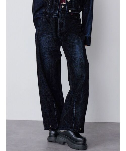 MURUA | フロッキーバレルレッグデニム【セット販売対象】 - Buyee, an