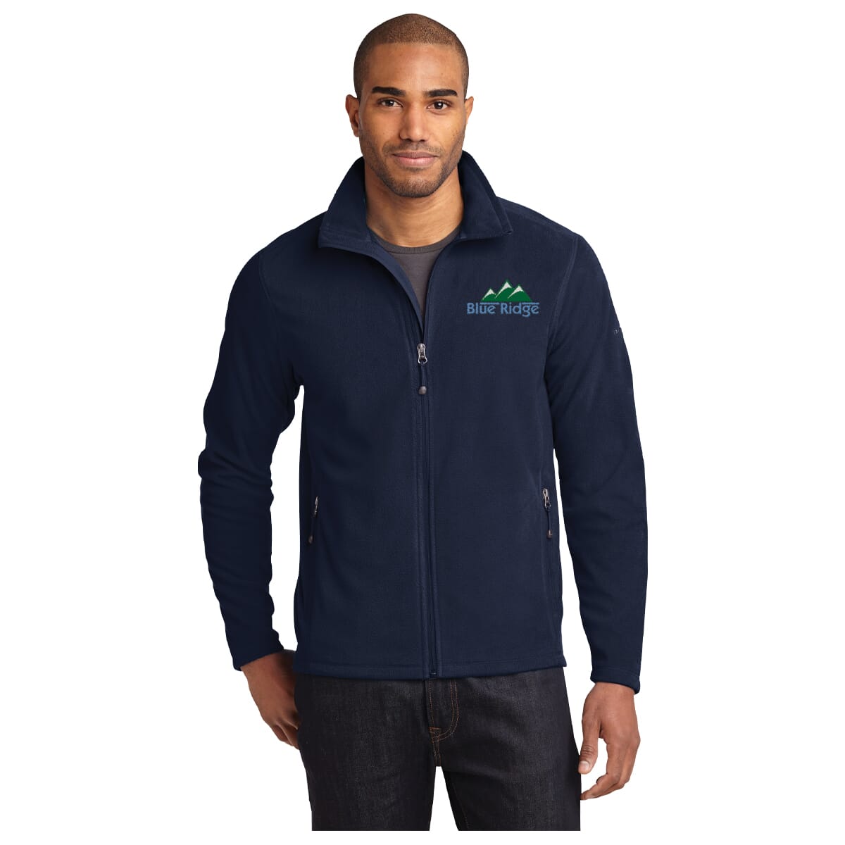Eddie Bauer® Full Zip Microfleece Jacket-Men'S - Promotional