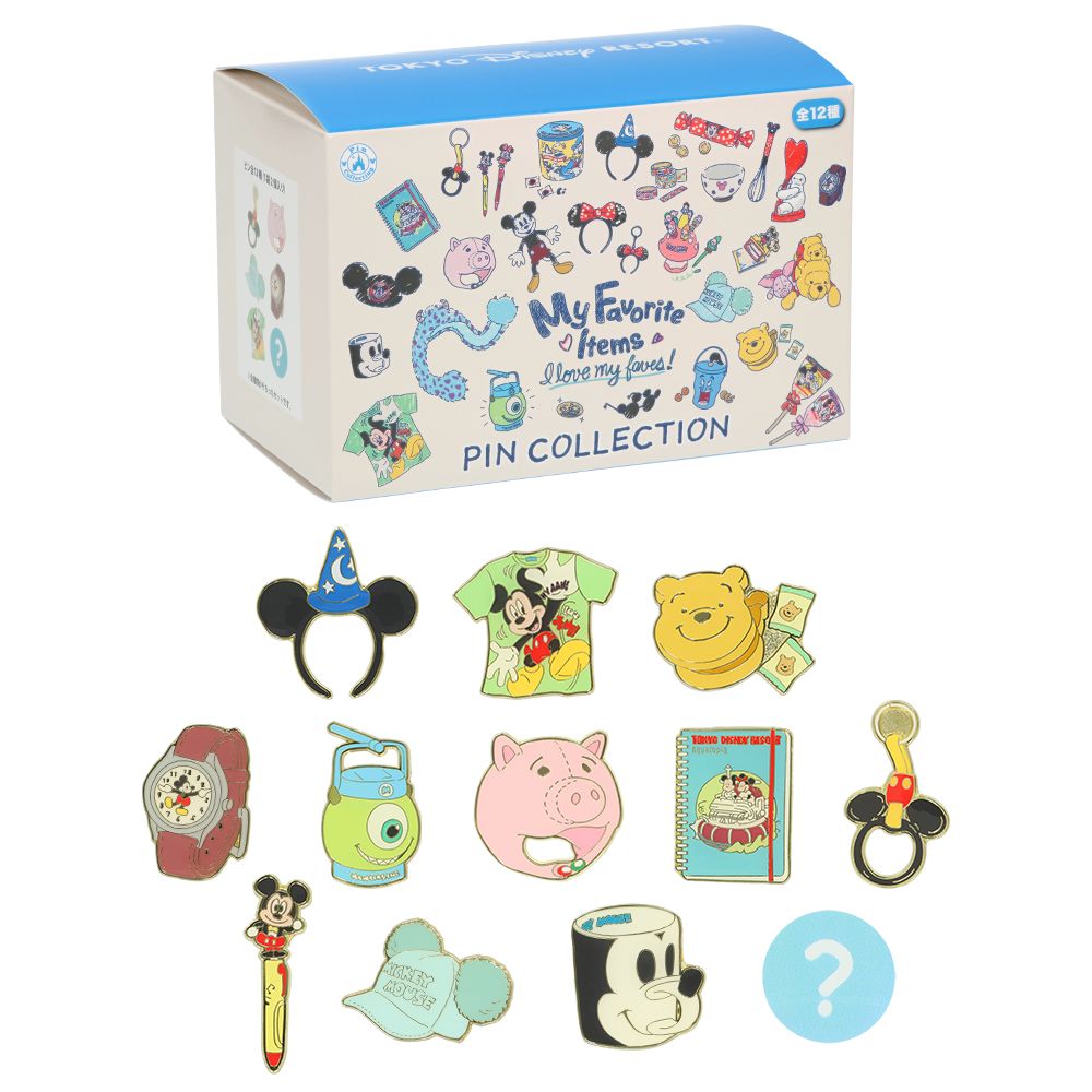 公式】ディズニーストア.jp | ピンバッジ 2個 × 6袋 東京ディズニー