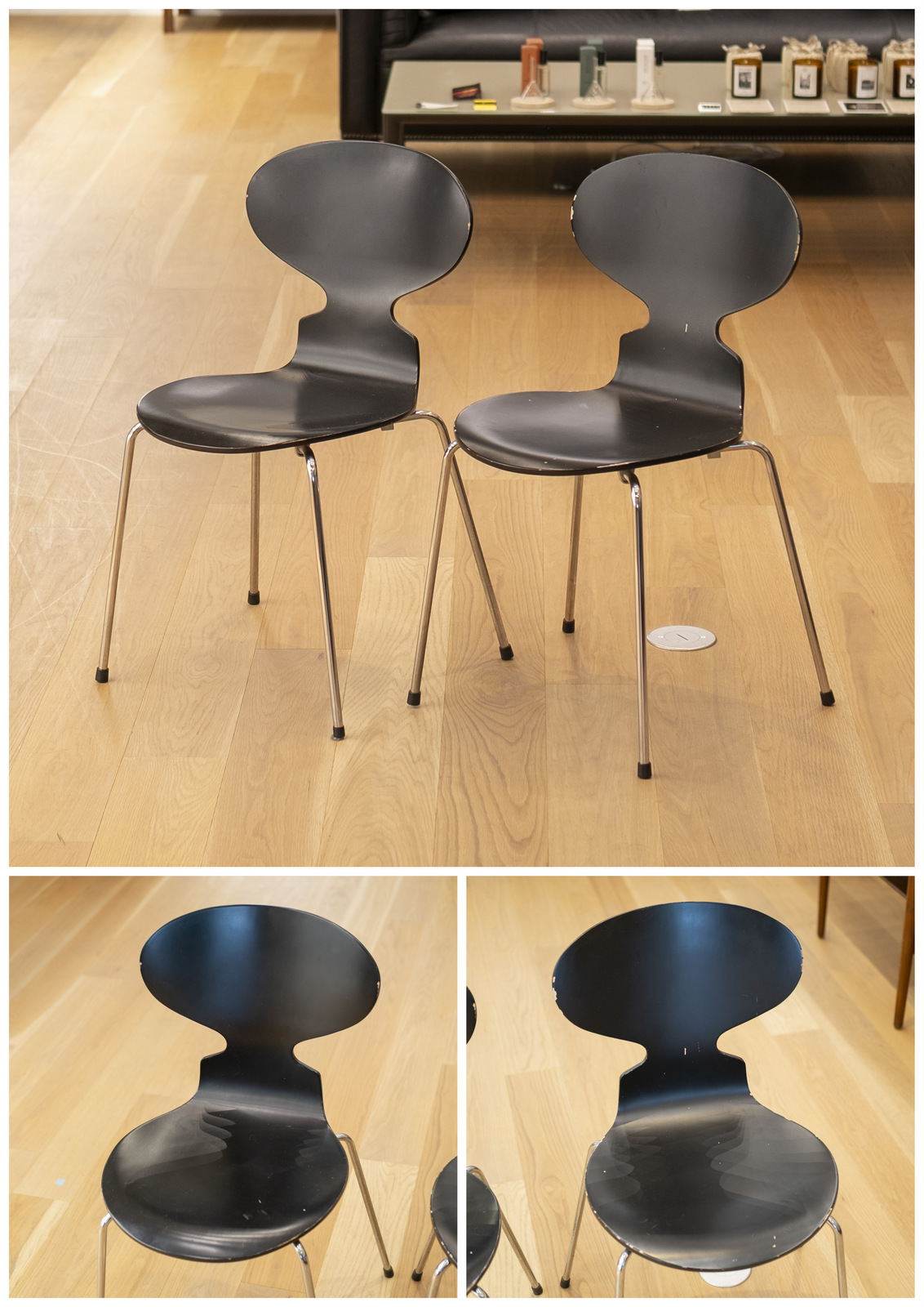 Fritz Hansenフリッツハンセン｜Ant Chair アントチェア ブラック （1