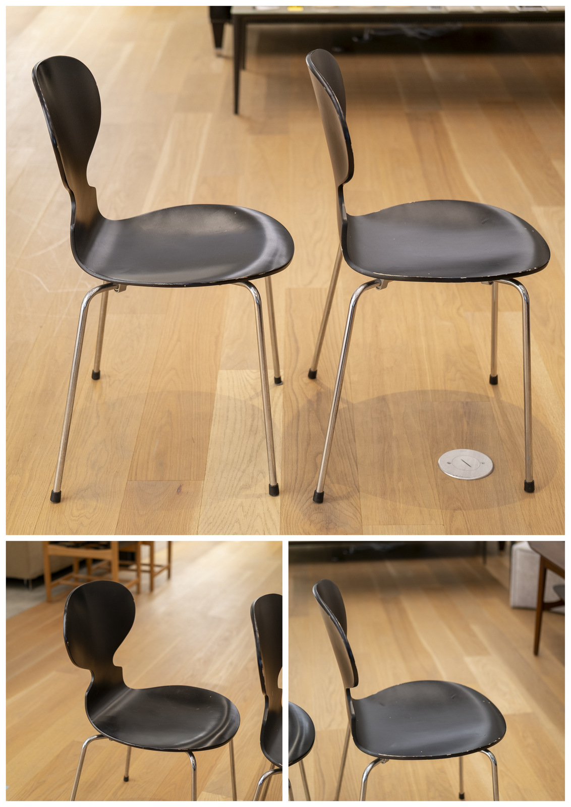 Fritz Hansenフリッツハンセン｜Ant Chair アントチェア ブラック （1