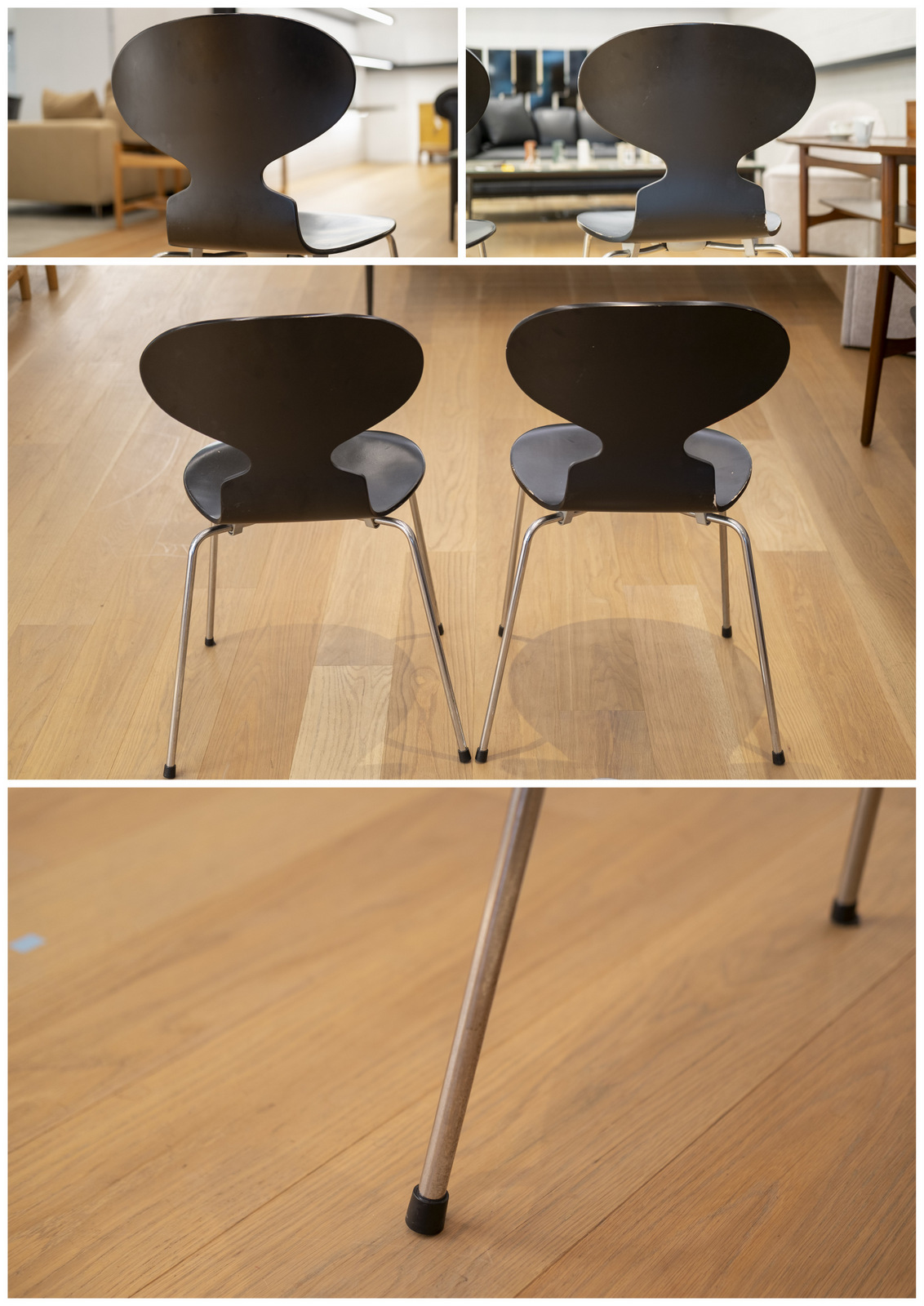 Fritz Hansenフリッツハンセン｜Ant Chair アントチェア ブラック （1