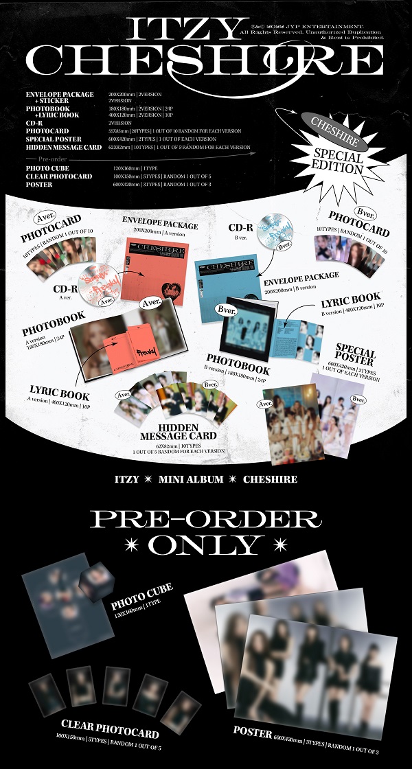 ITZY｜韓国ニューミニアルバム『CHESHIRE』でカムバック！ - TOWER