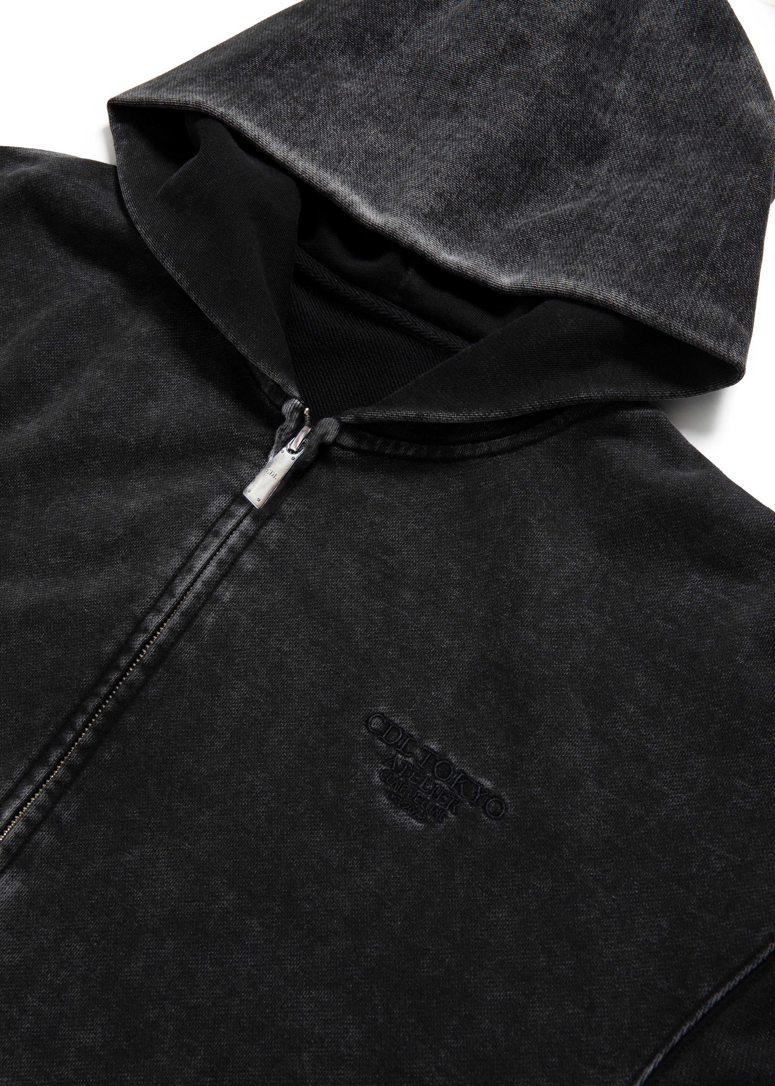 CDL Acid Wash Zip Hoodie – CDL TOKYO