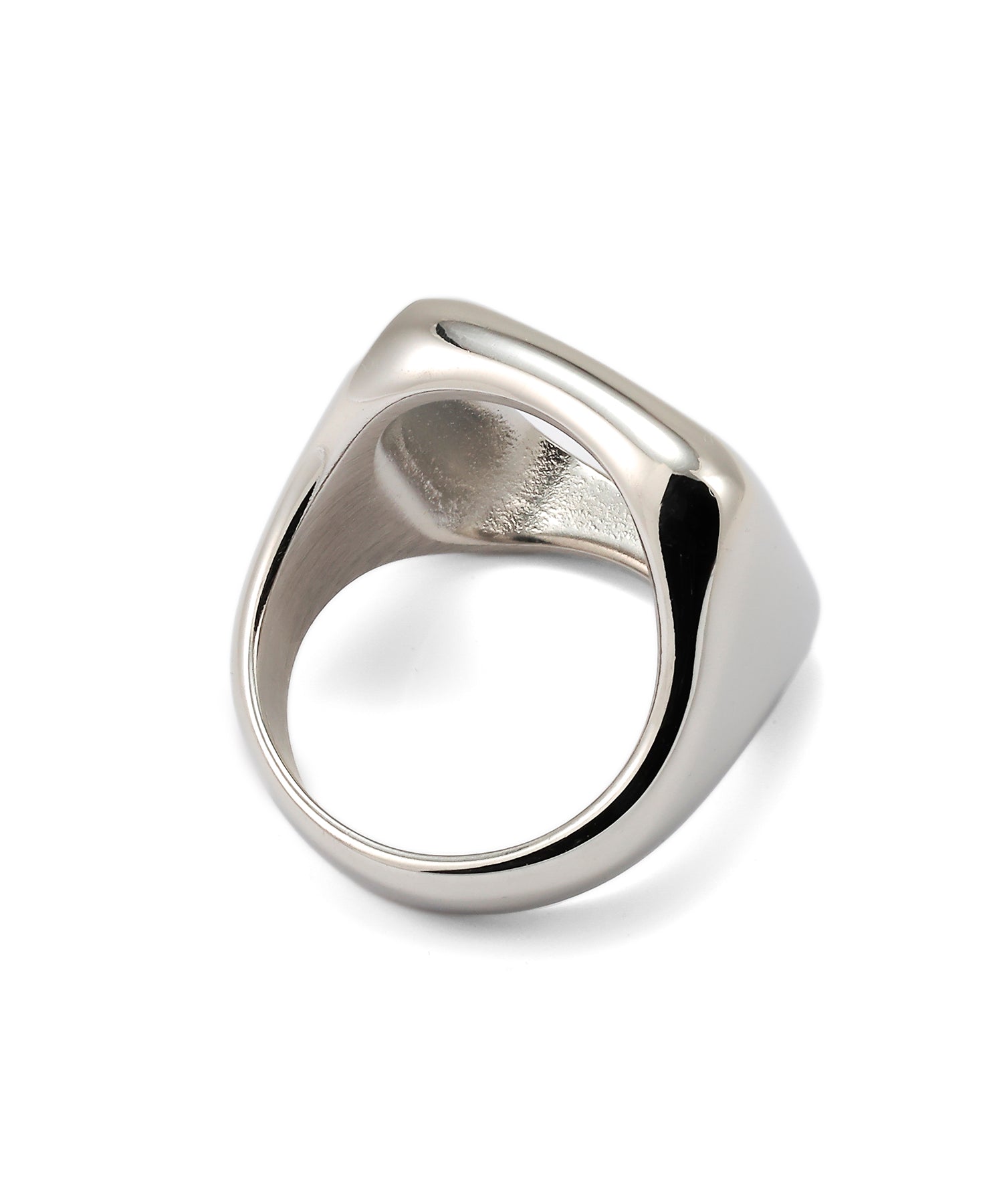 シルバー]スクエアオープンリング