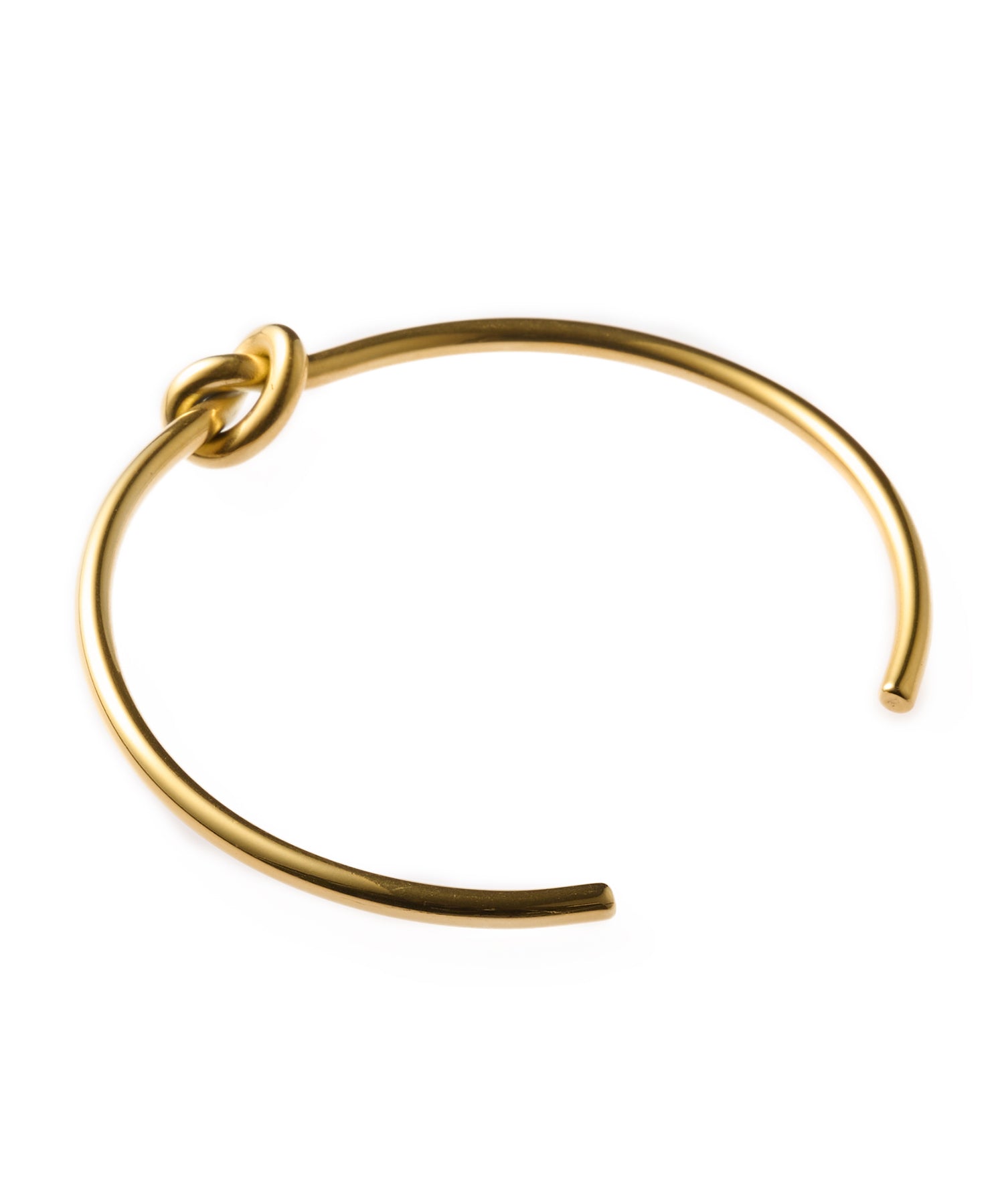 ゴールド]ノットラインブレスレット