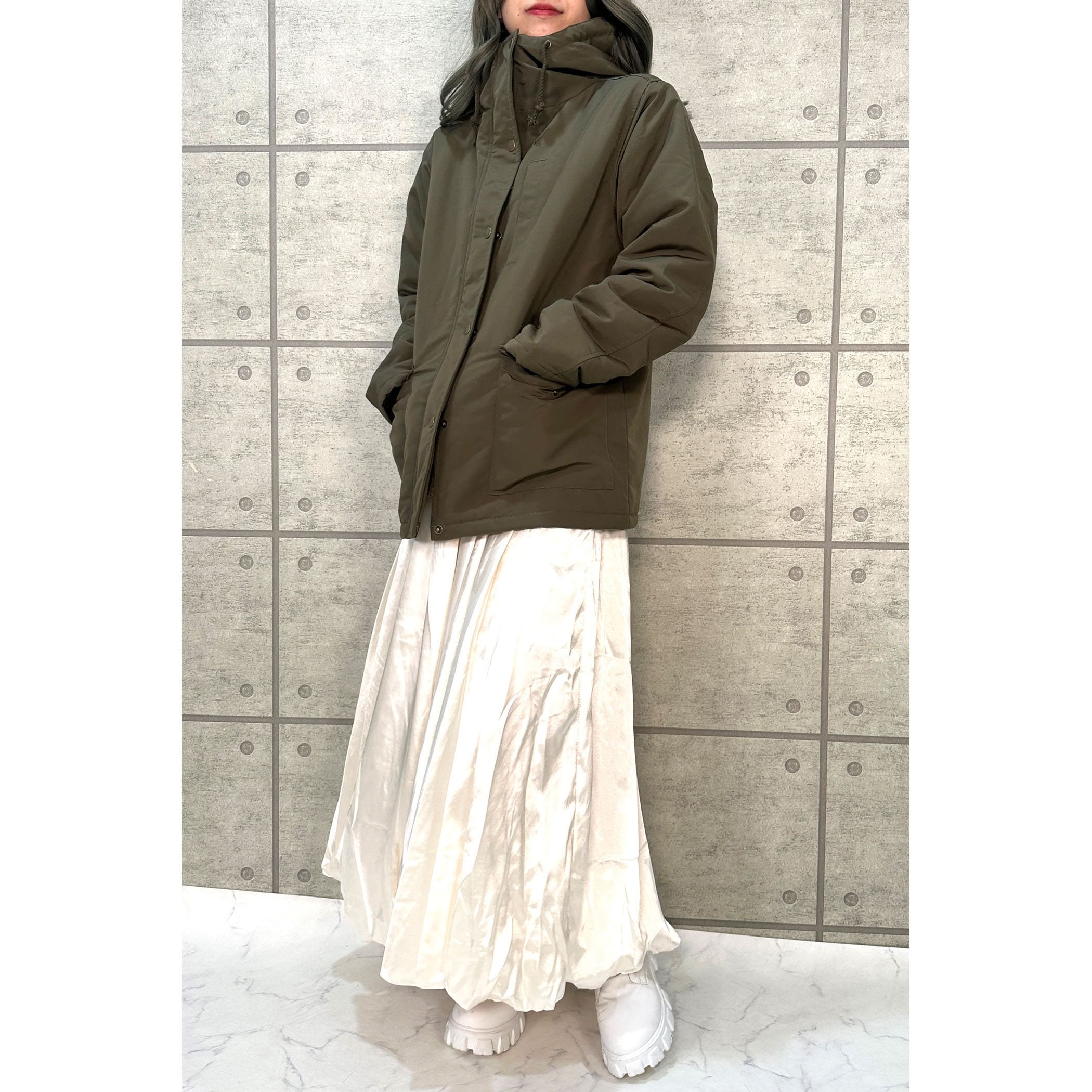 コットンライクミリタリージャケット｜コート｜CECIL McBEE(セシル